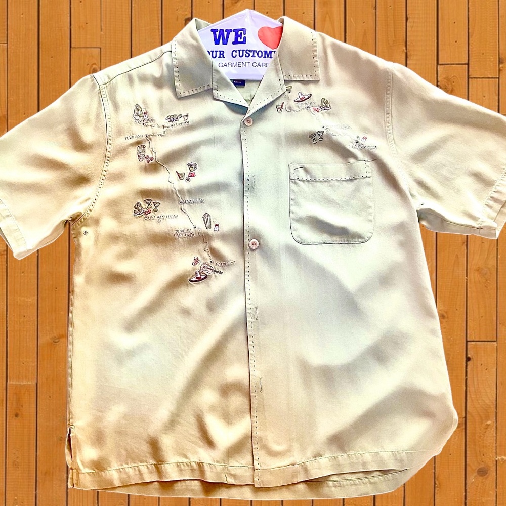 Nay Nast Mens Silk Shirt